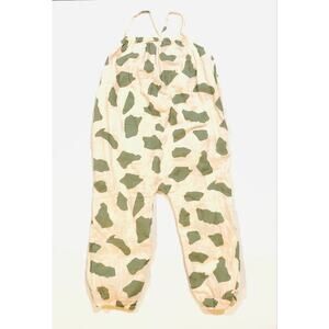 STEM GIRLS MUSLIN BEIGE ROMPER SIZE 5